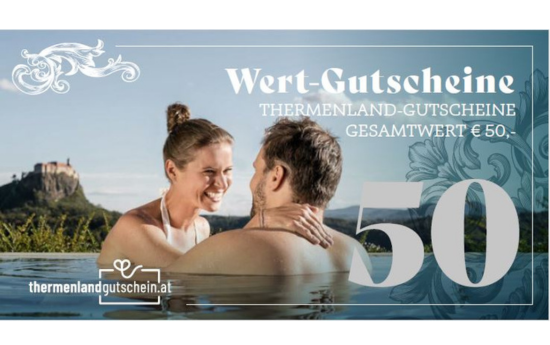Thermenlandgutschein 50 Euro